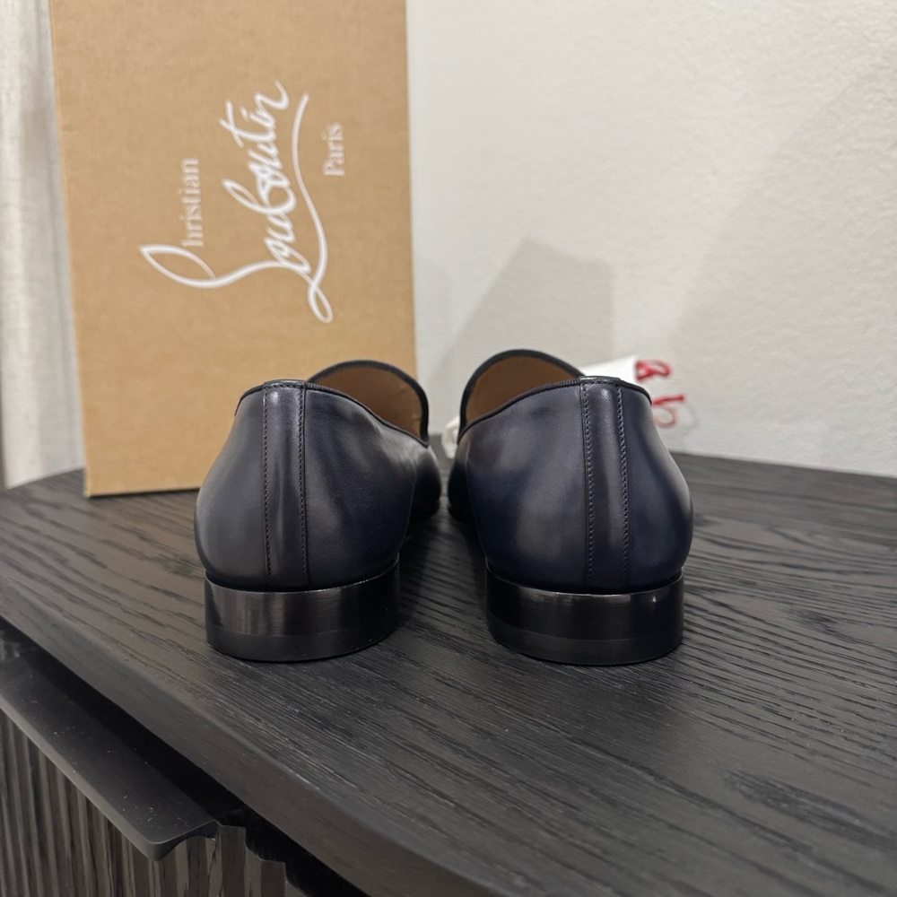 Christian Louboutin Dandelion Loafer Leather Navy - Picture 7 of 8